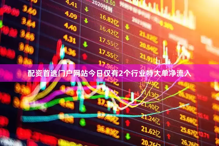 配资首选门户网站今日仅有2个行业特大单净流入